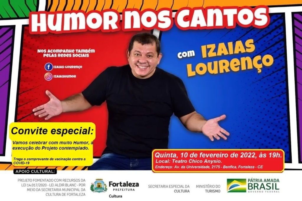 Sessão da Câmara Municipal de Fortaleza no Teatro Chico Anysio em homenagem  ao Dia do Humorista